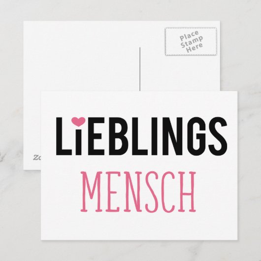 Lieblingsmensch ポストカード (正面/裏面)
