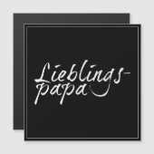 Lieblingspapa – ワイサーSchriftzug 0001 (正面/裏面)