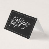 Lieblingspapa – ワイサーSchriftzug 0001 (正面)