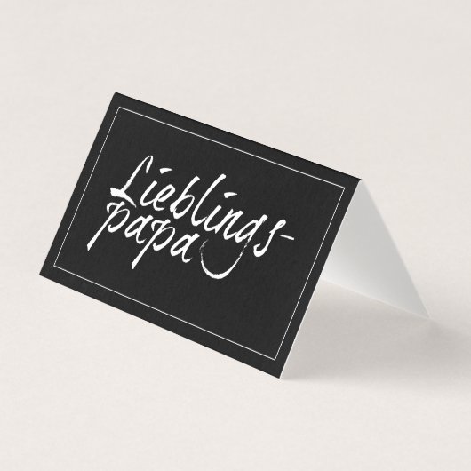 Lieblingspapa – ワイサーSchriftzug 0001 (正面)