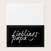 Lieblingspapa – ワイサーSchriftzug 0001 (外部フラット)
