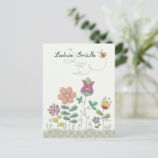 Liebste Grüße ポストカード (スタンド正面)
