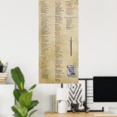 Liechtenauer Zettel Print, Poster Paper (Matte) ポスター (ホームオフィス)