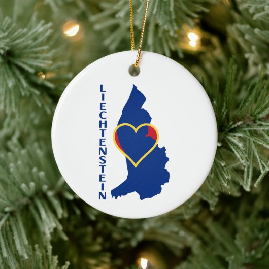 Liechtenstein セラミックオーナメント (ツリー)