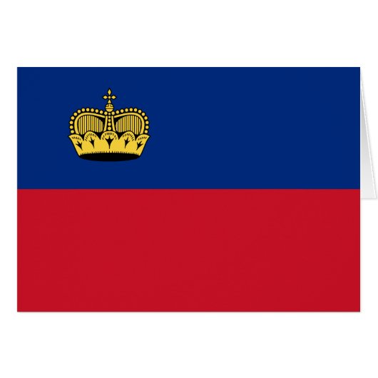 Liechtenstein Flag (正面横)
