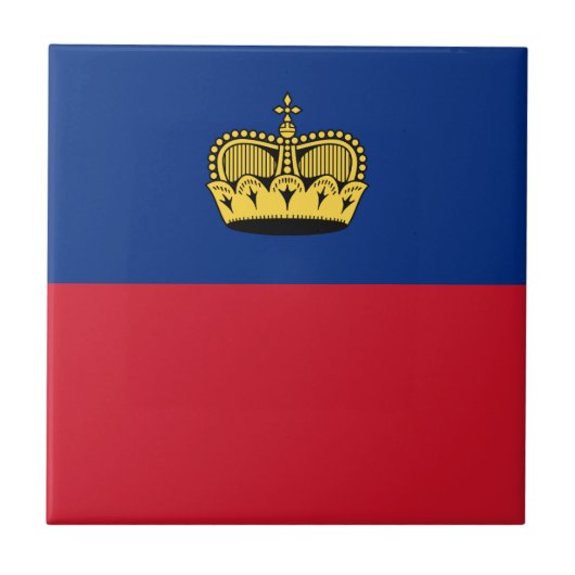 Liechtenstein Flag タイル (正面)