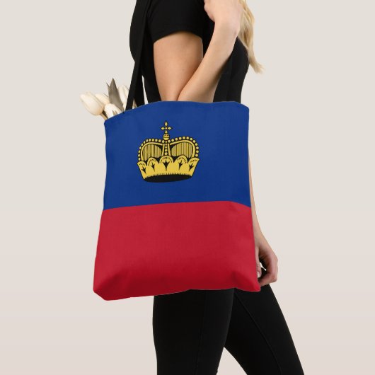 Liechtenstein Flag トートバッグ (クローズアップ)