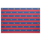 Liechtenstein Flag ファブリック (ファットクウォーター)