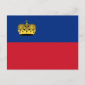 Liechtenstein Flag ポストカード (正面)