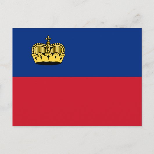 Liechtenstein Flag ポストカード (正面)
