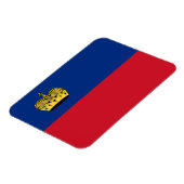 Liechtenstein Flag マグネット (左側)