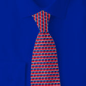 Liechtenstein Flag Brick Pattern ネクタイ
