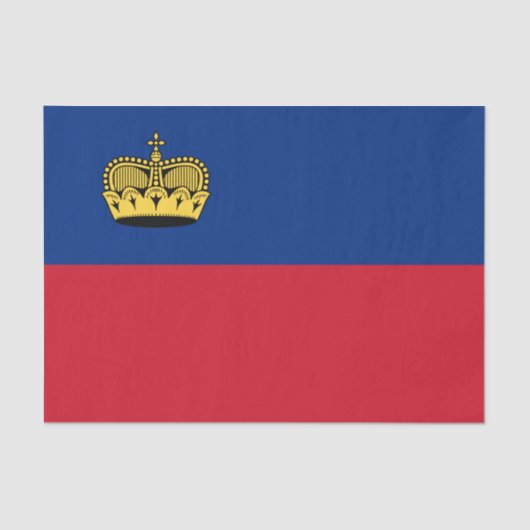 Liechtenstein Flag tissue paper, Liechtenstein 薄葉紙 (正面)