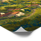 Liechtenstein Illustration Travel Art Vintage ポスター (角)