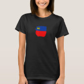 Liechtenstein Proud Liechtensteinian Flag Tシャツ (正面)
