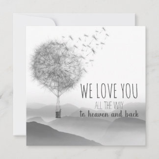 Lief condoleance kaartje met paardebloemen | カード