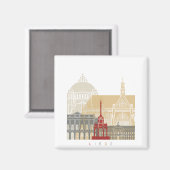 Liegeスカイラインポスター マグネット (正面/裏面)