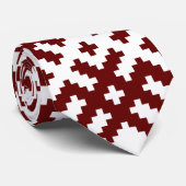 Lielvardeベルトのモチーフのシンボル北星形 ネクタイ (ロール)