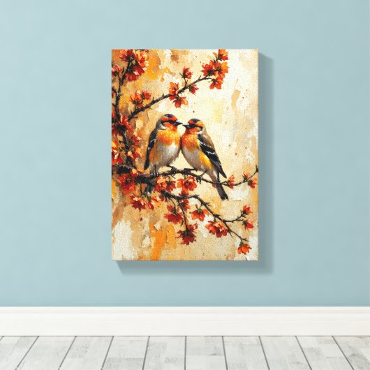 lienzo aves キャンバスプリント (インサイチュ (ウッドフロア))