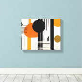 Lienzo círculos abstractos キャンバスプリント (インサイチュ (ウッドフロア))