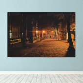 Lienzo Ciudad nocturna  キャンバスプリント (インサイチュ (ウッドフロア))