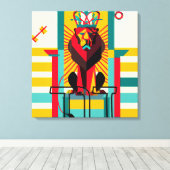 Lienzo David キャンバスプリント (インサイチュ (ウッドフロア))