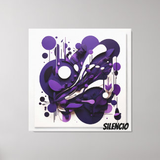 Lienzo Decorativo Biodiversidad Nocturna Silencio キャンバスプリント