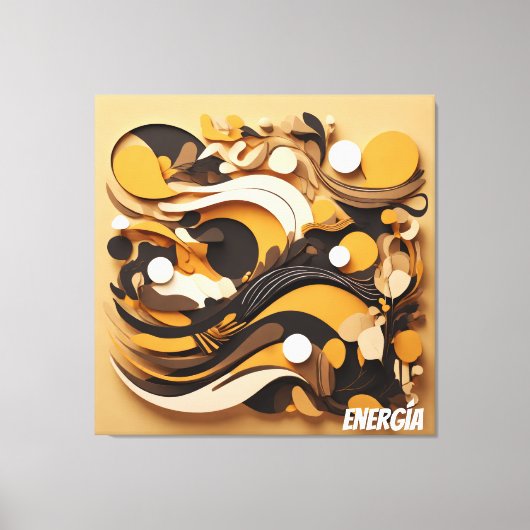 Lienzo Decorativo Biodiversidad Solar Energía キャンバスプリント (正面)