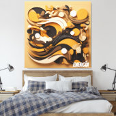 Lienzo Decorativo Biodiversidad Solar Energía キャンバスプリント (インサイチュ (寝室))