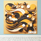 Lienzo Decorativo Biodiversidad Solar Energía キャンバスプリント (インサイチュ (ウッドフロア))