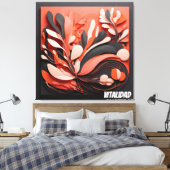 Lienzo Decorativo Biodiversidad Tropical Vitalidad キャンバスプリント (インサイチュ (寝室))