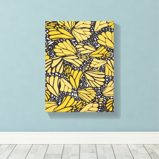 Lienzo estampado mariposa monarca キャンバスプリント (インサイチュ (ウッドフロア))
