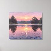 Lienzo Lake During Dusk キャンバスプリント (正面)