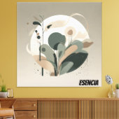 Lienzo Minimal Biodiversidad Esencia キャンバスプリント (インサイチュ (リビング))