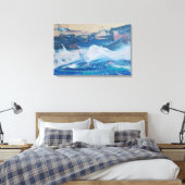 Lienzo Print Yellow Coast Monticelli Art キャンバスプリント (インサイチュ (寝室))