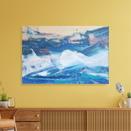 Lienzo Print Yellow Coast Monticelli Art キャンバスプリント