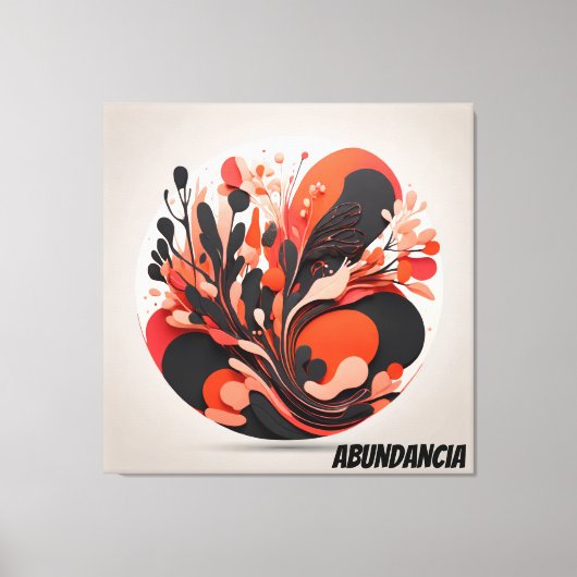 Lienzo Tropical Abundancia y Naturaleza キャンバスプリント (正面)
