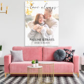Lienzo Welcome sign wedding modern text キャンバスプリント (インサイチュ (リビング))