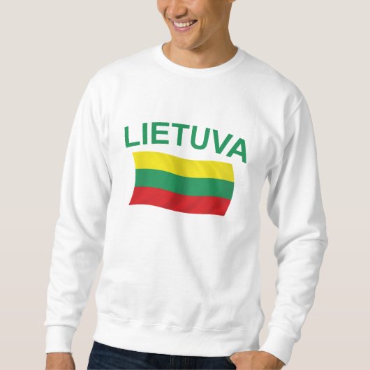 Lietuva (リスアニア)緑Ltrs スウェットシャツ (正面)