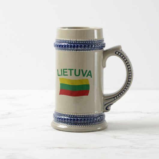 Lietuva (リスアニア)緑Ltrs ビールジョッキ (右)