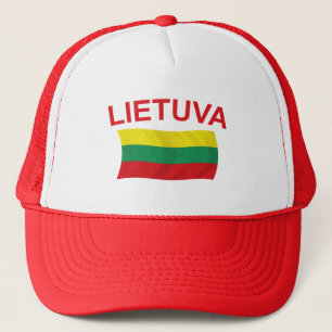 Lietuva (リスアニア)赤いLtrs キャップ