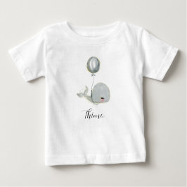 Lieve walvis met ballon ベビーTシャツ