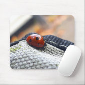 Lieveheersbeestje symbool tegen geweld. マウスパッド (マウス)