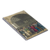 「Lifからの株式取引所を、訪問しているトム及びジェリー ノートブック (右側)