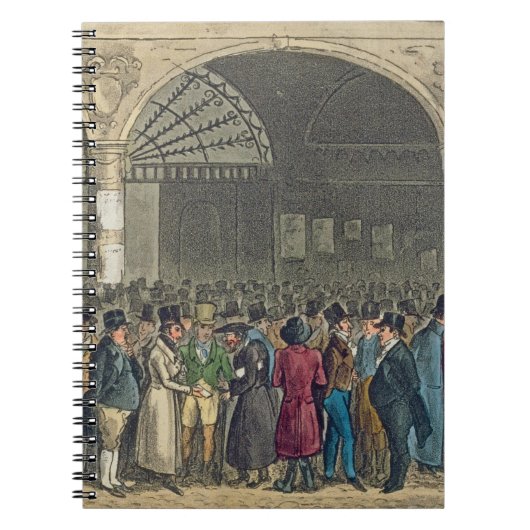 「Lifからの株式取引所を、訪問しているトム及びジェリー ノートブック (正面)