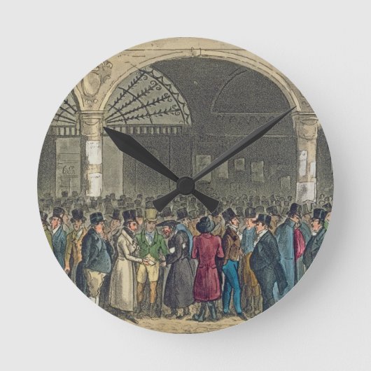 「Lifからの株式取引所を、訪問しているトム及びジェリー ラウンド壁時計 (正面)