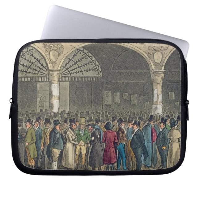 「Lifからの株式取引所を、訪問しているトム及びジェリー ラップトップスリーブ (正面)