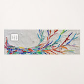 Lifeのロゴツリーを追加する ヨガマット (正面(横))