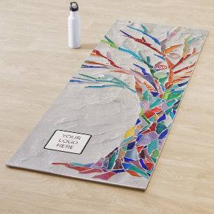 Lifeのロゴツリーを追加する ヨガマット