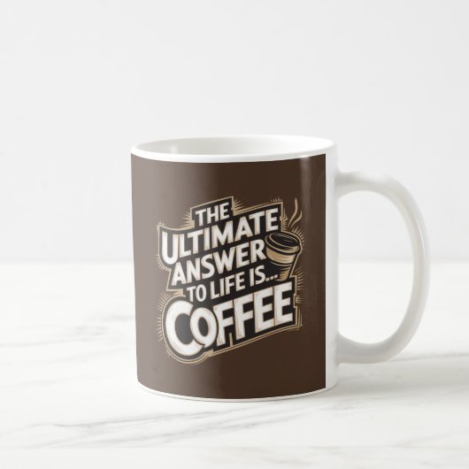 LIfeの究極の答えは…コーヒーマグ コーヒーマグカップ (右)
